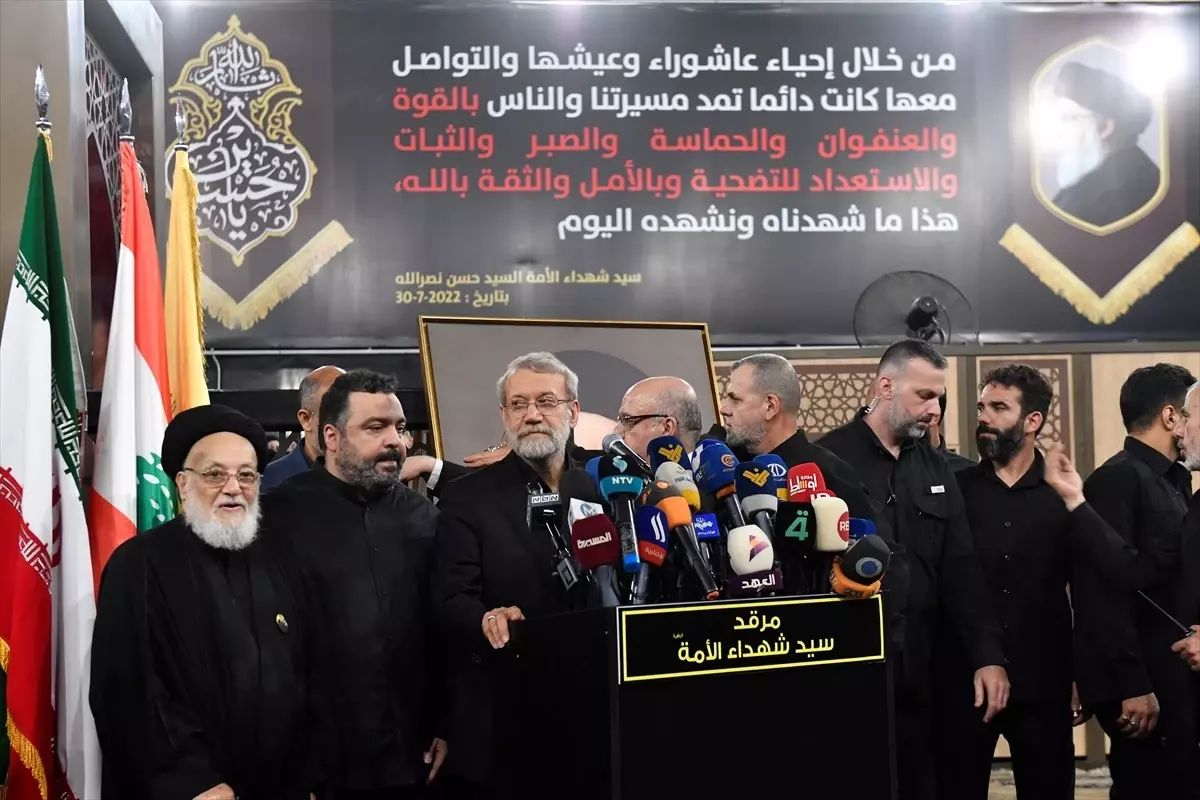 Laricani\'den Hizbullah\'a Destek Mesajı
