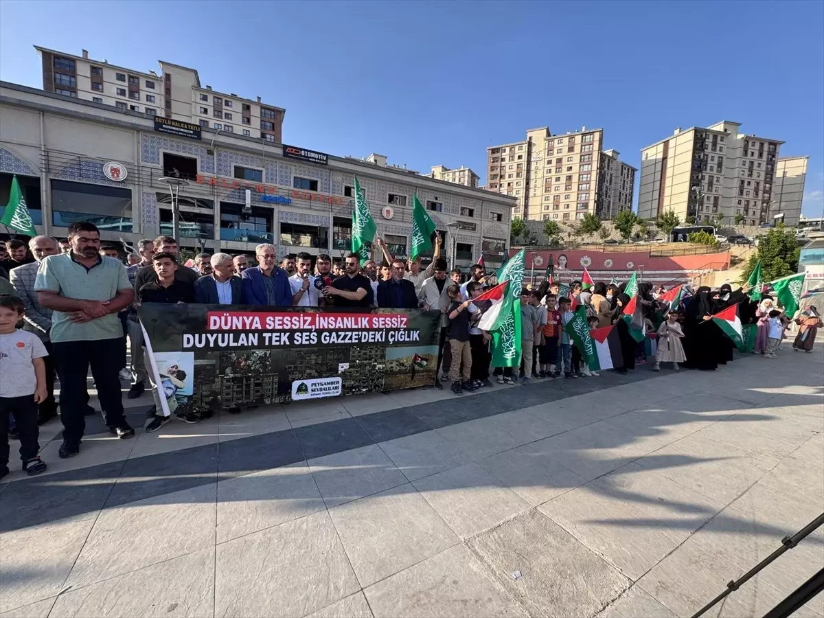 Şırnak\'ta İsrail Saldırılarına Protesto