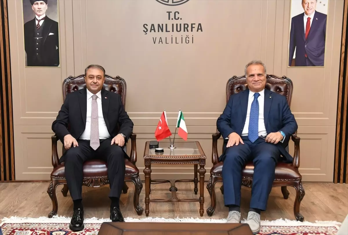 İtalyan Büyükelçi Şanlıurfa\'da