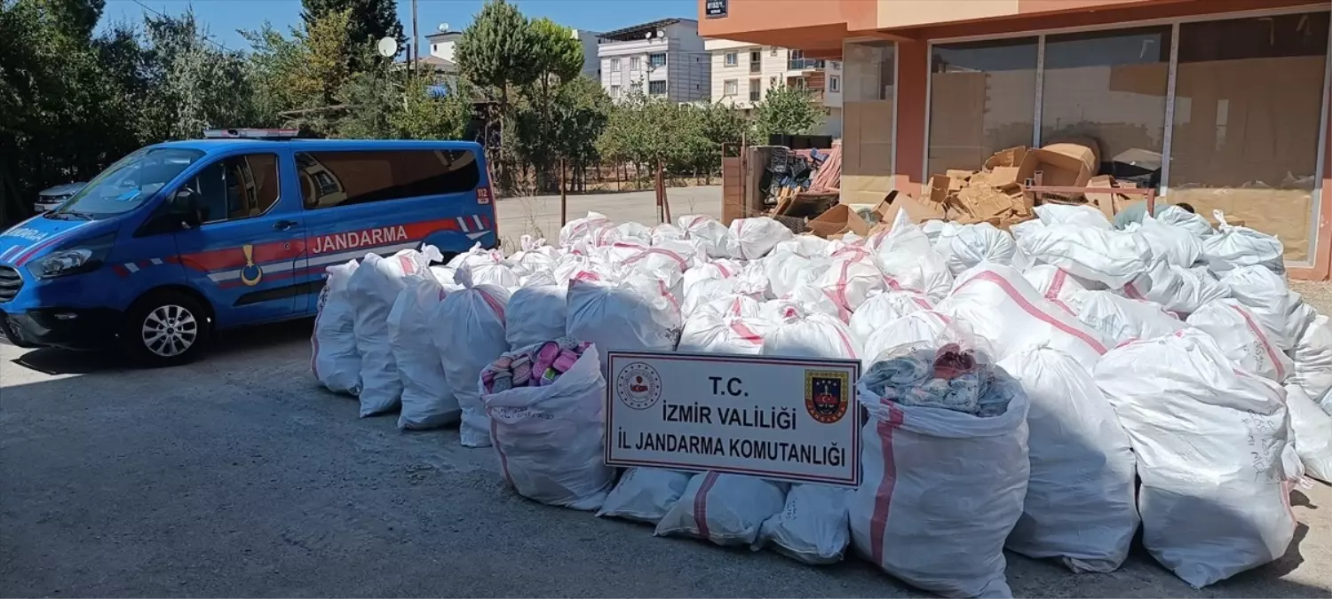 Torbalı\'da Taklit Terlik Üretimi İhbarı