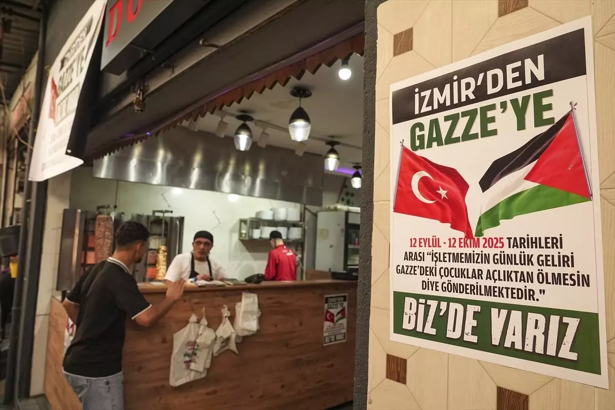 İzmir Restoranı\'ndan Gazze\'ye Destek