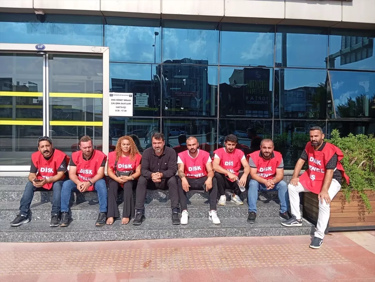 Karabağlar Belediyesinde İşçiler Eylemde