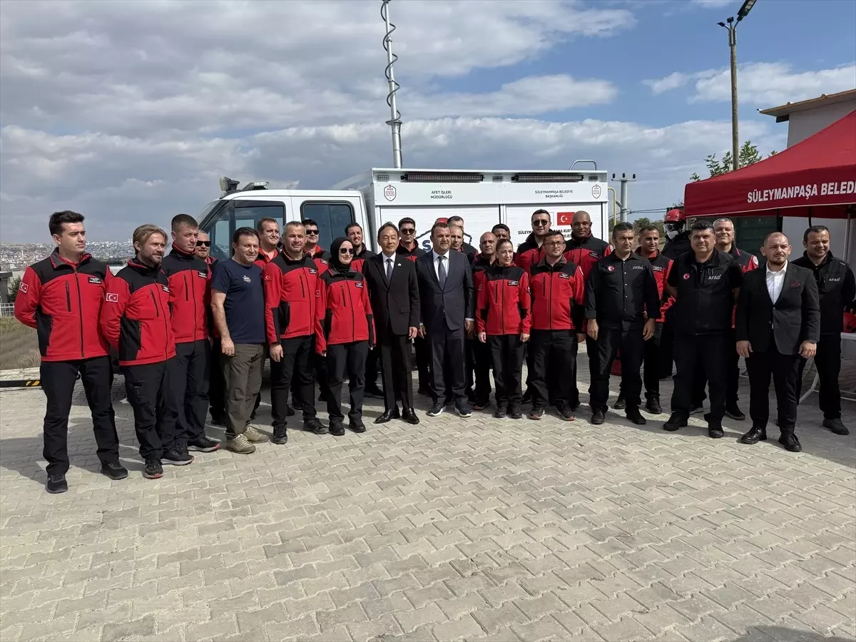 Japonya\'nın Ankara Büyükelçiliğinden Tekirdağ\'a arama kurtarma aracı desteği