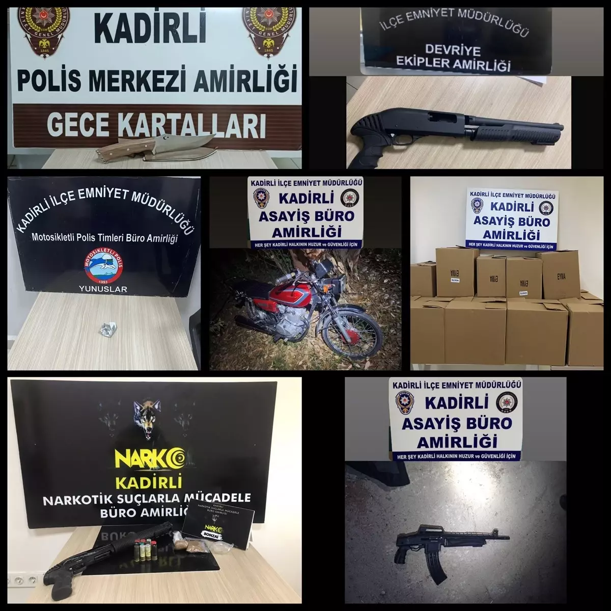 Kadirli\'de Narkotik Operasyonu: 4 Tutuklama