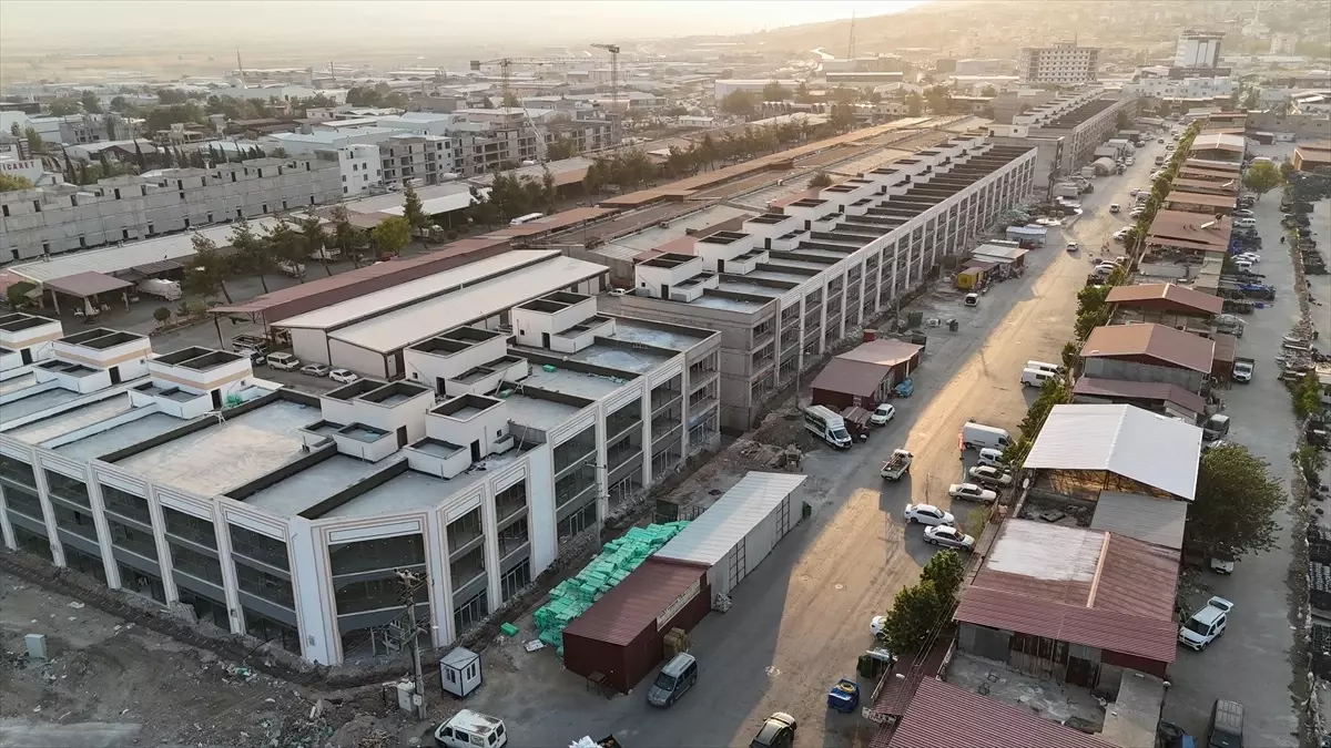 Kahramanmaraş\'ta Yeni Gıda Toptancılar Sitesi Yakında Tamamlanıyor