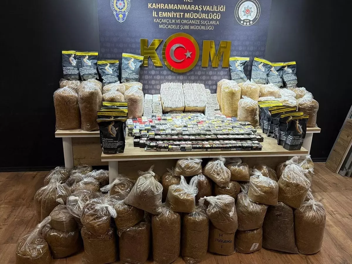 Kahramanmaraş\'ta Kaçakçılık Operasyonu
