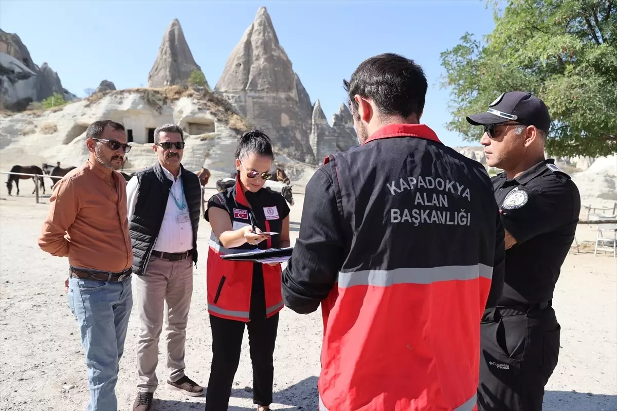 Kapadokya\'da At Çiftliklerine Denetim
