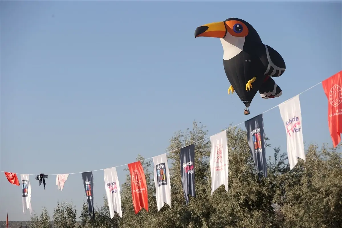 Nevşehir’de Figürlü Sıcak Hava Balonları Festivali