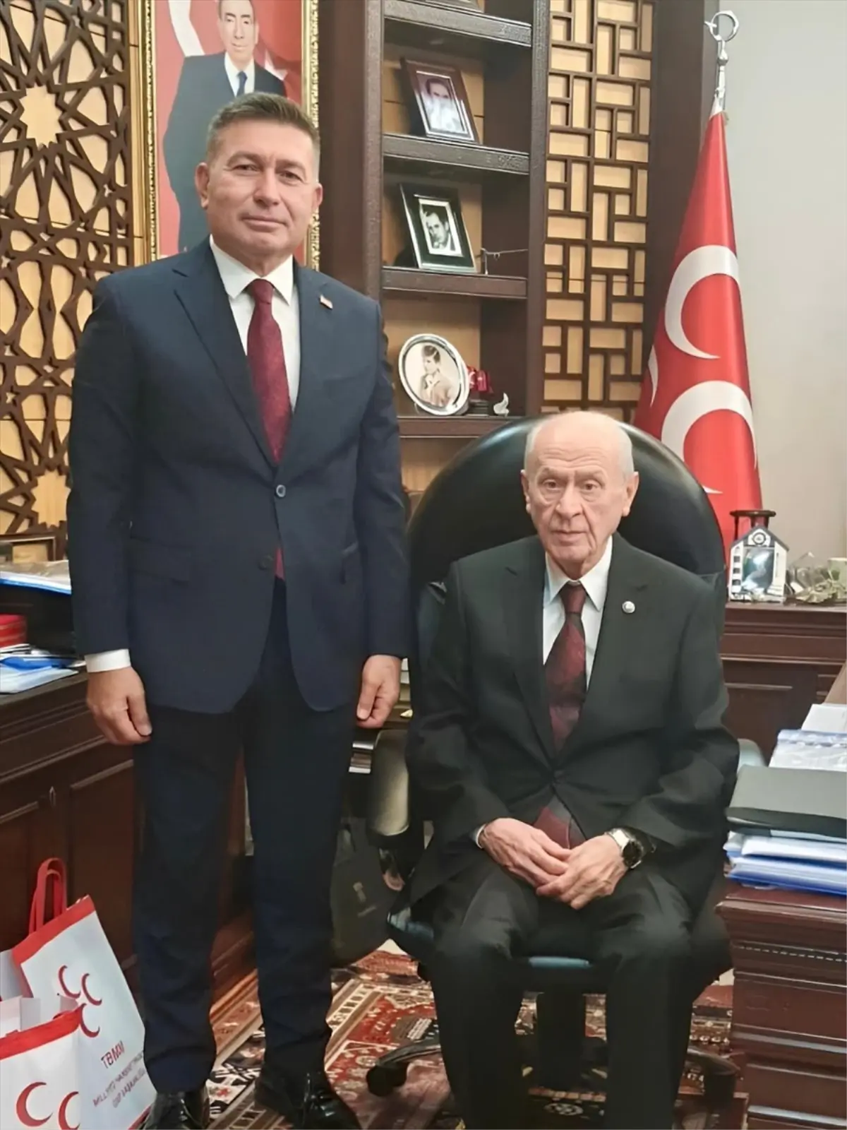 Başkan Şimşek, Bahçeli\'yi Ziyaret Etti