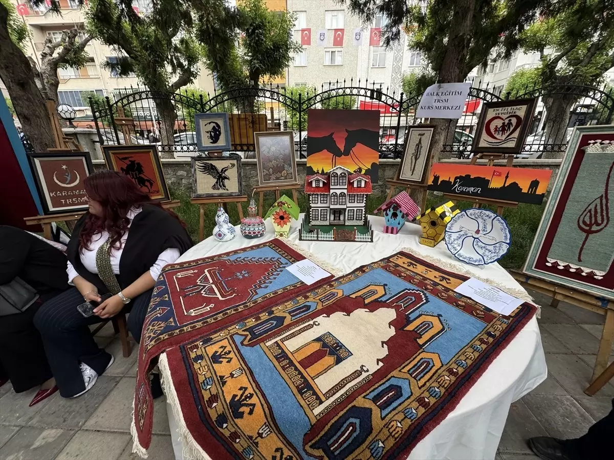 Karaman\'da El Sanatları Sergisi Açıldı