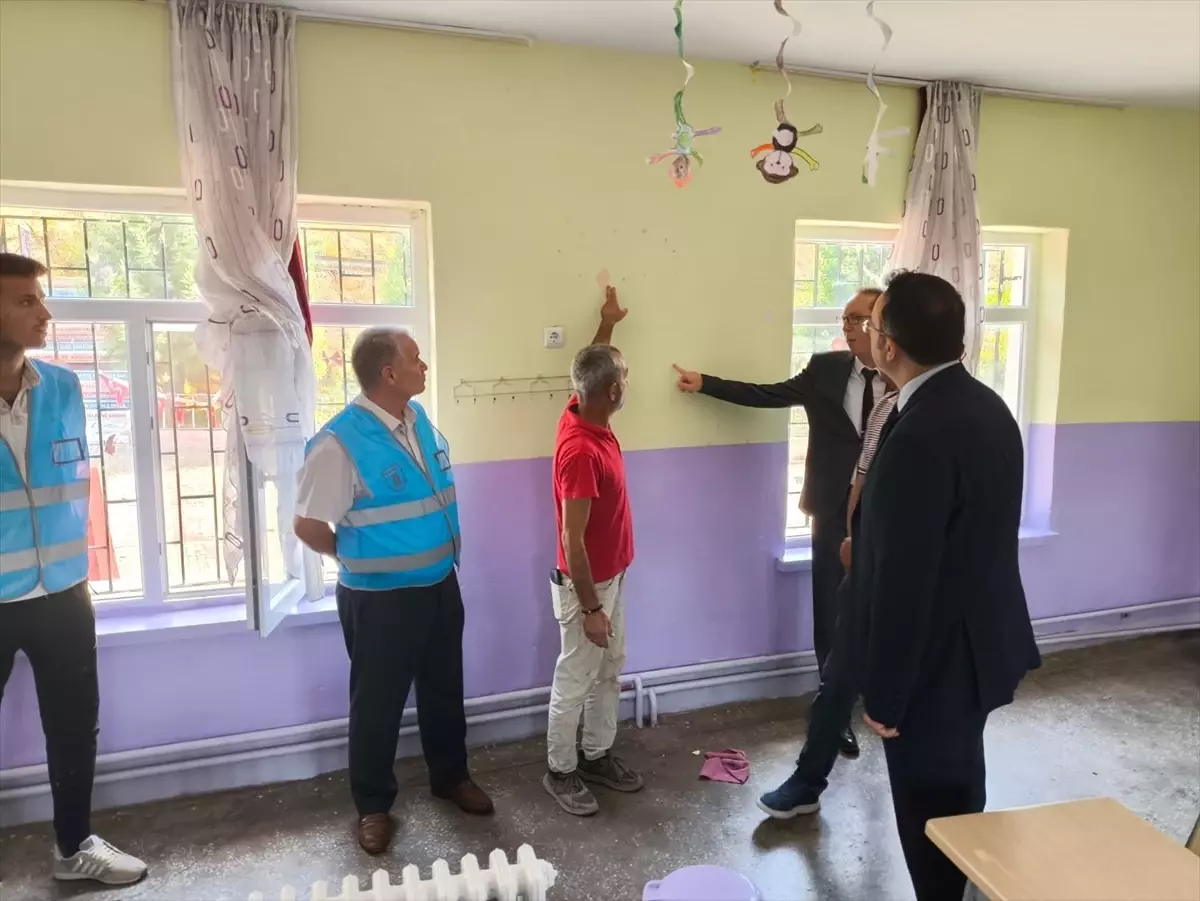 Ermenek\'te Okul Bakım Projesi