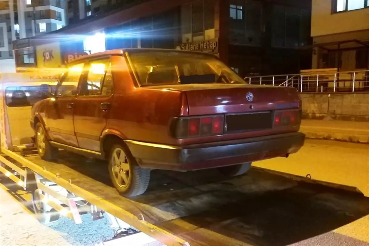 Ehliyetsiz Drift Yapan Sürücüye 68 Bin Ceza