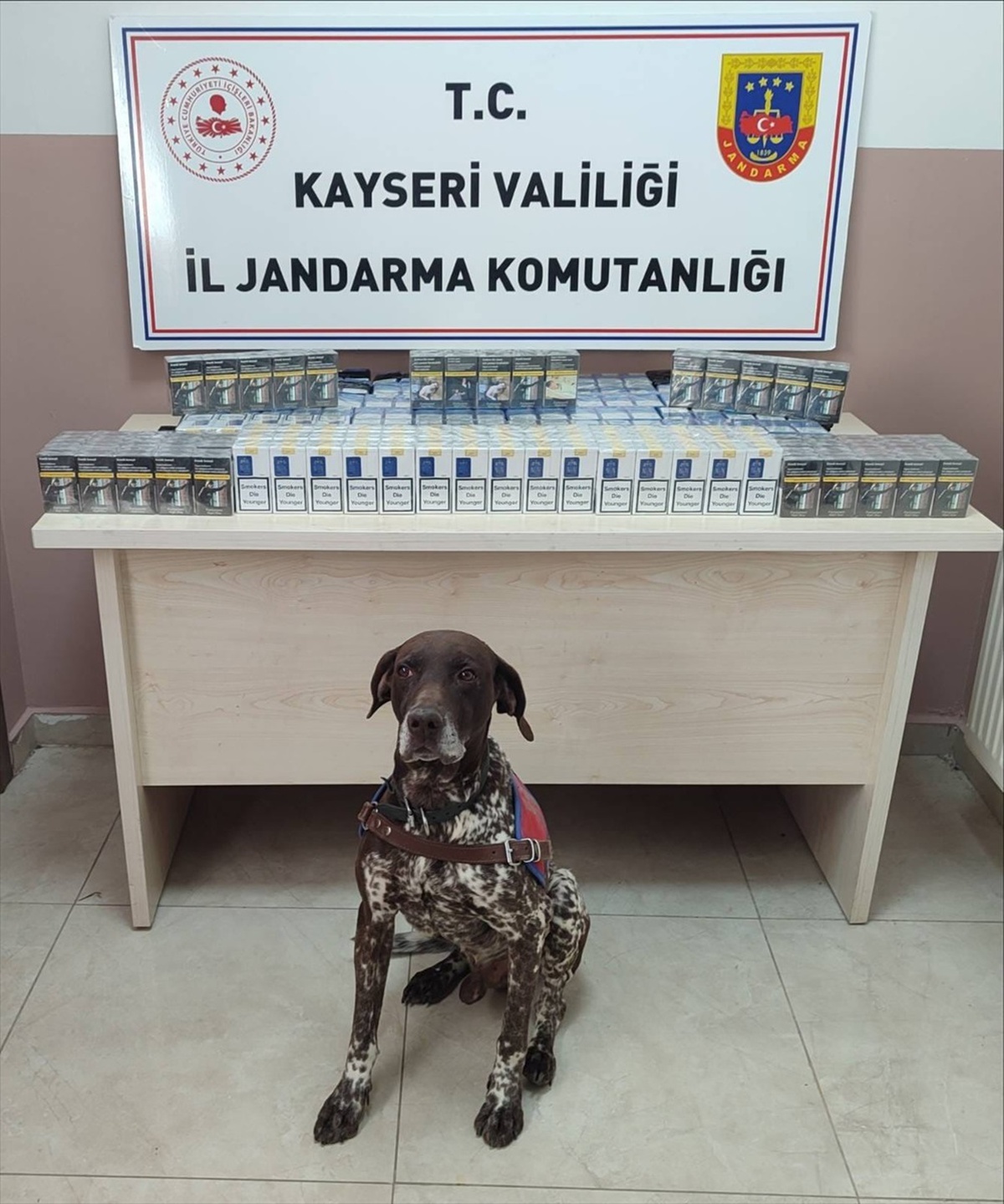 Kayseri\'de 640 Paket Kaçak Sigara Ele Ge geçti