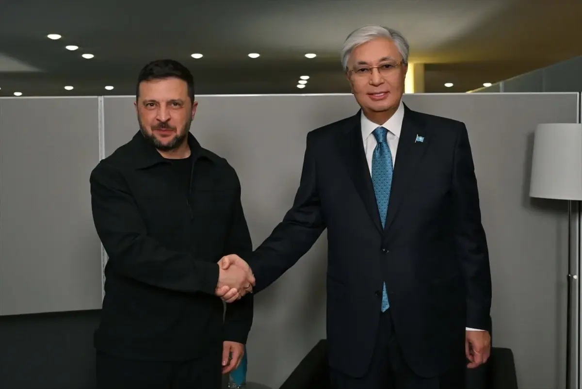 Tokayev ve Zelenskiy ABD\'de Bir Araya Geldi