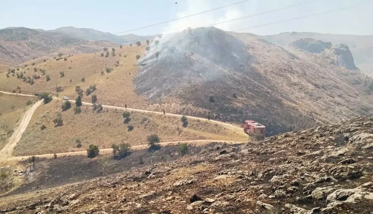Keban\'da Yangın Kontrol Altına Alındı