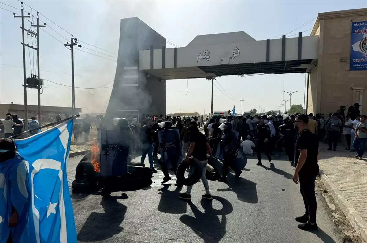 Altunköprü\'de Türkmen Protestosu