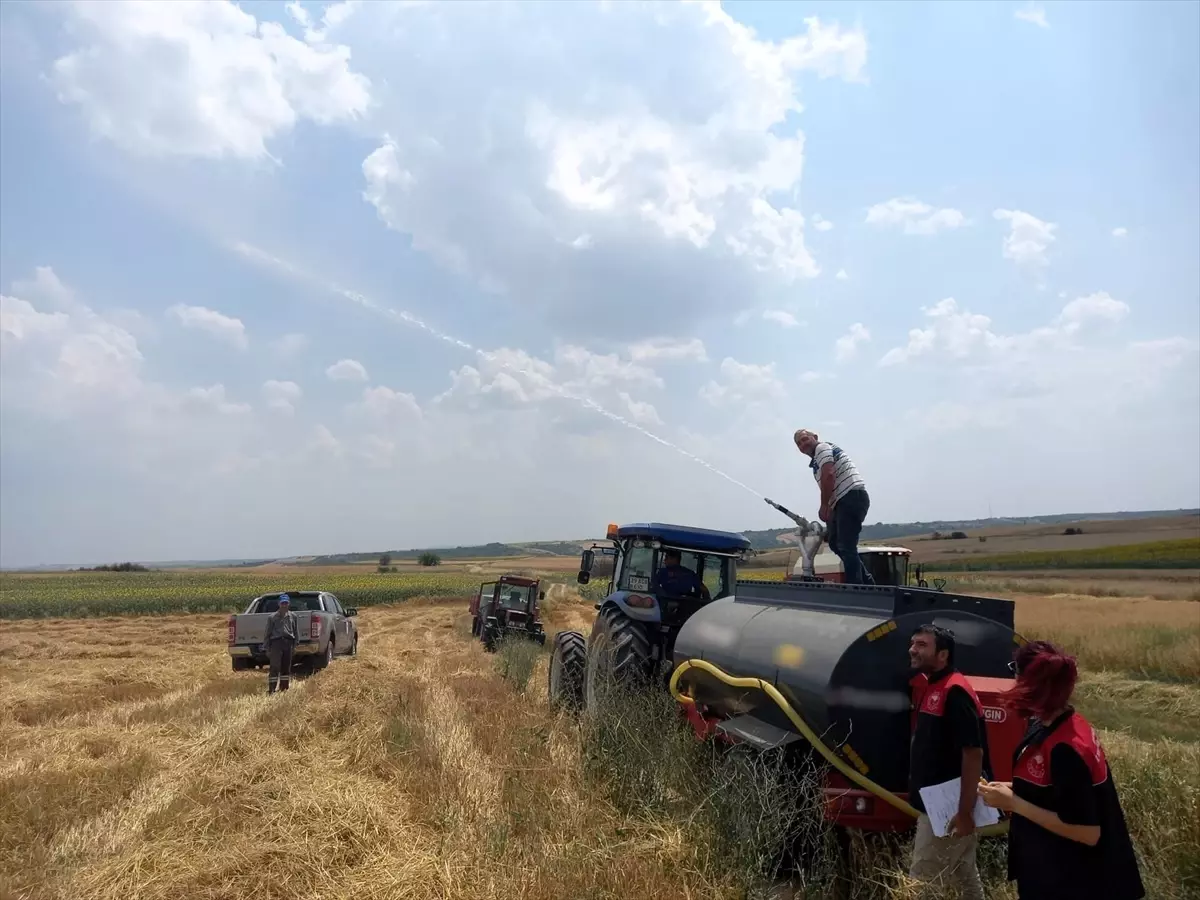 Kırklareli\'de Hasat Kontrolleri Sürüyor