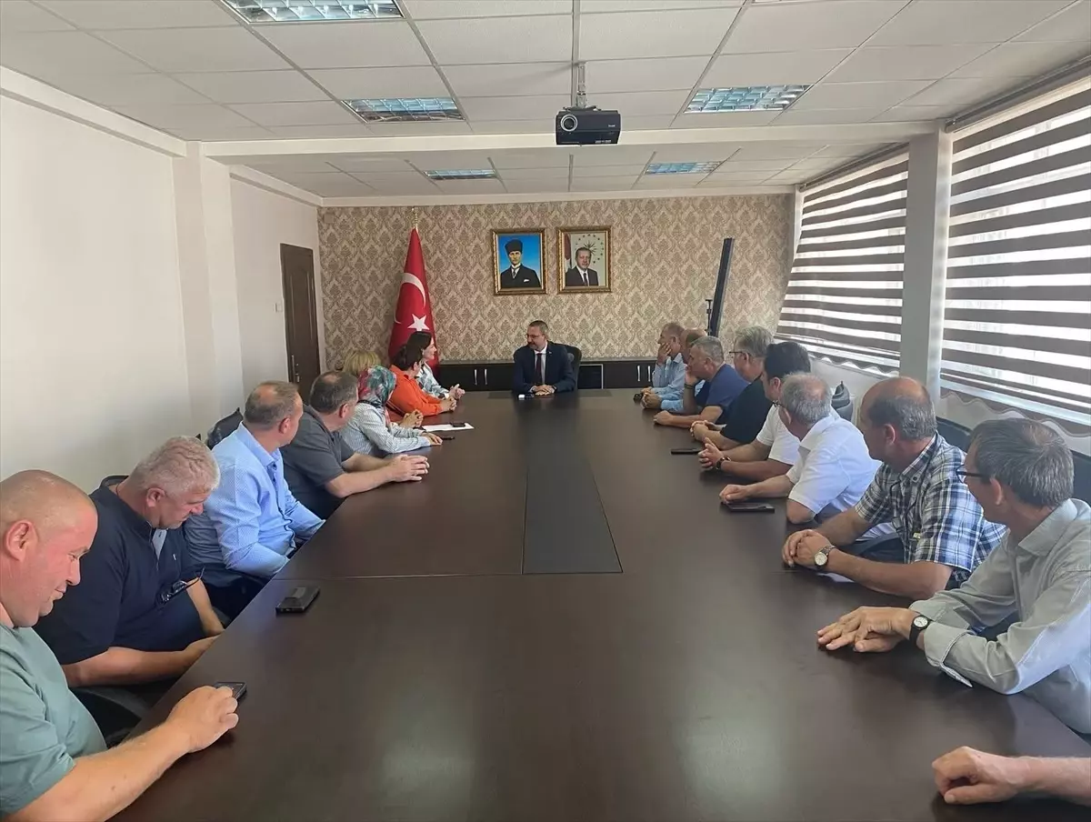 Yeni Kaymakam Özderin\'e Ziyaretler Devam Ediyor