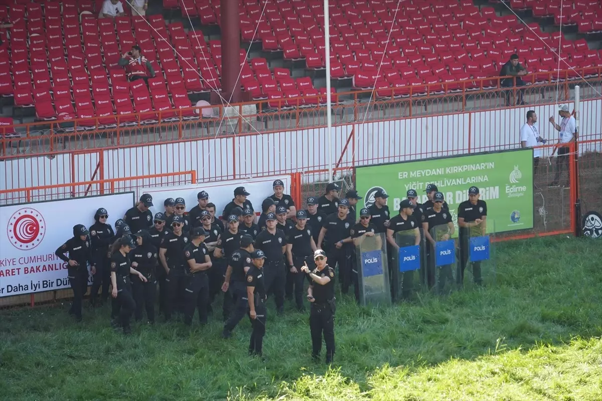 Kırkpınar Güreşleri\'nde 2.734 Polis Görevde