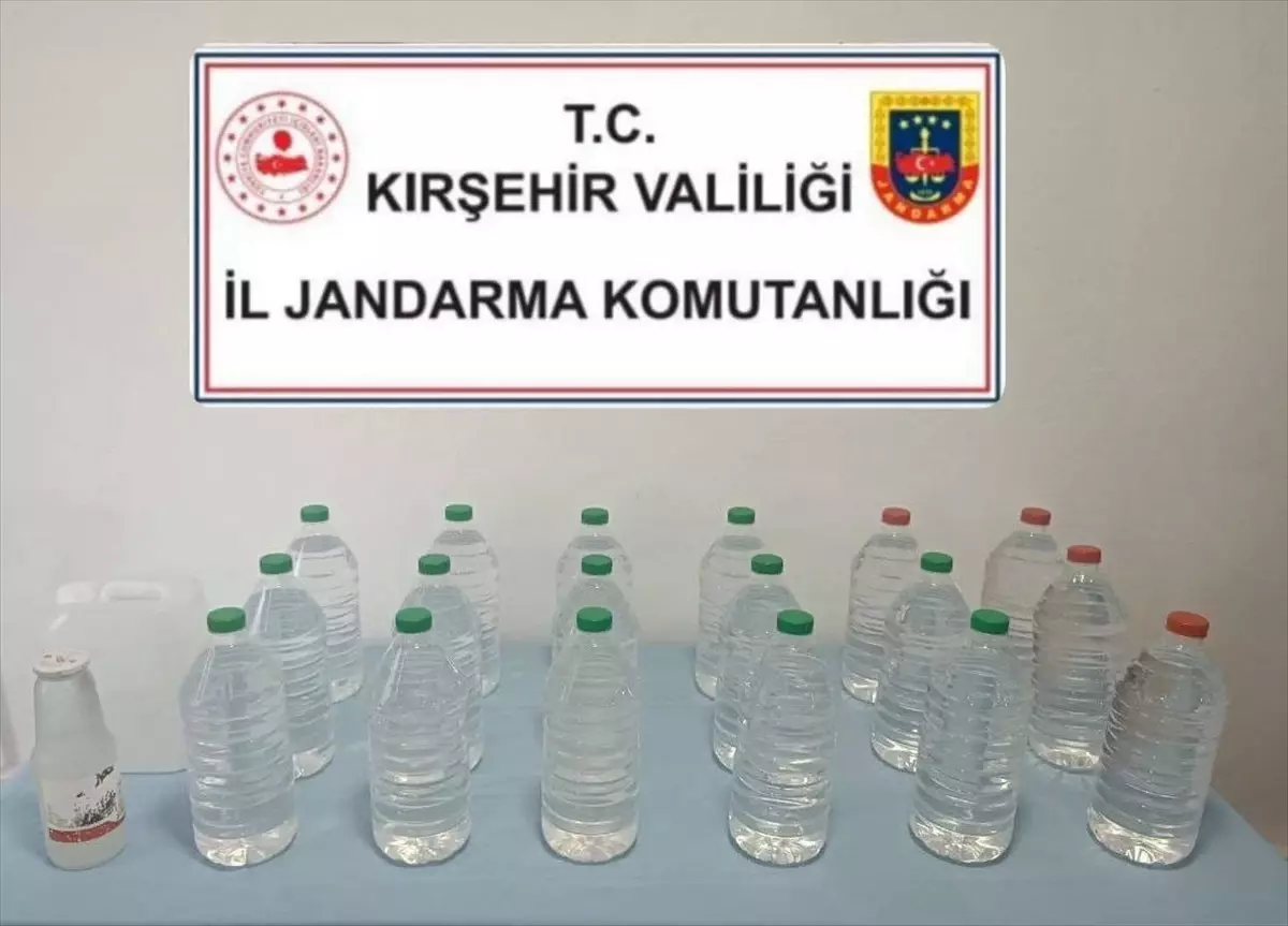 Kırşehir\'de Kaçak Alkol Operasyonu