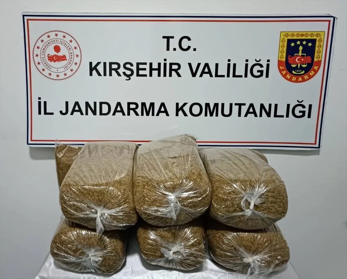 Kırşehir\'de 42 kg Kaçak Tütün Ele Geçirildi