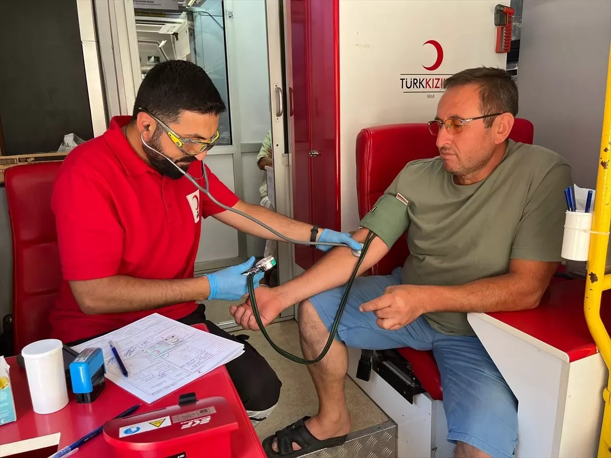 Kumluca\'da Kan Bağışı Seferberiği