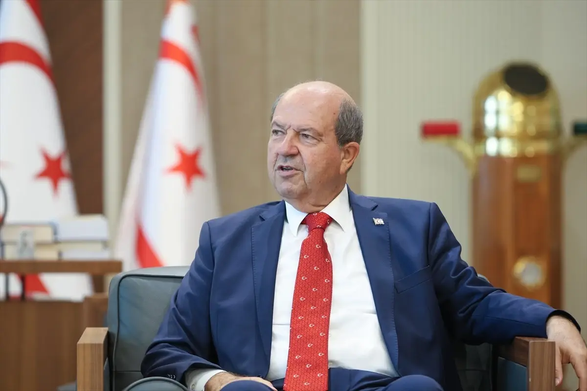 KKTC Cumhurbaşkanı Tatar, BBP Genel Başkanı Destici\'yi kabul etti