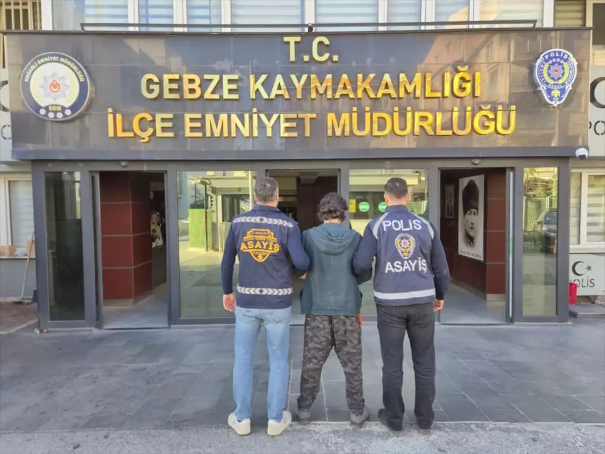 Gebze\'de 13 Yıl Hapis Cezalı Hükümlü Yakalandı