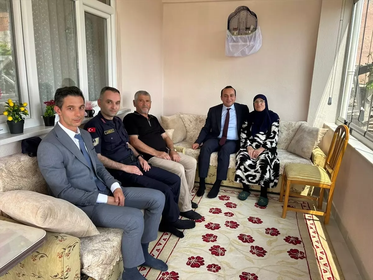 Korgun Kaymakamı Gürk\'den Kıbrıs gazisi Sucu\'ya ziyaret