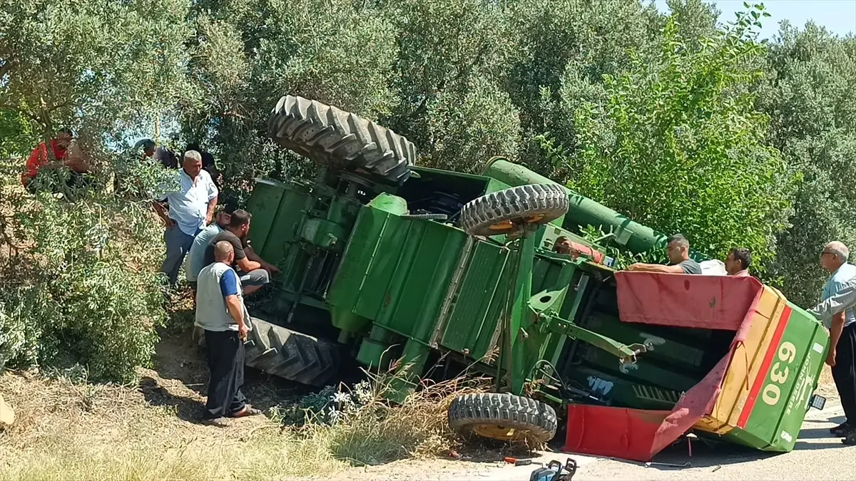 Kozan\'da Biçerdöver Devriği: 2 Yaralı