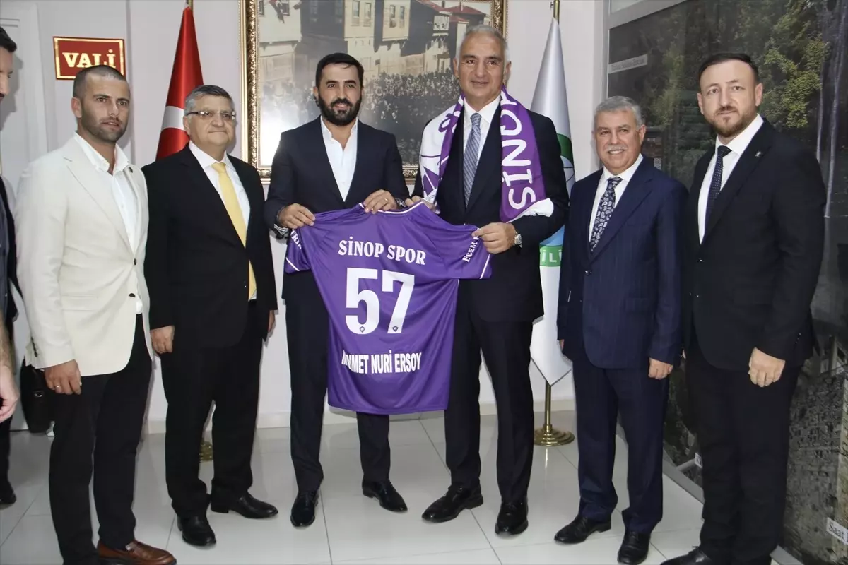 Bakan Ersoy Sinop\'ta İncelemelerde Bulundu