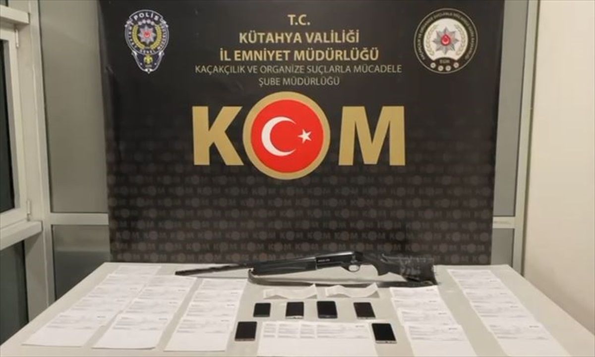 Kütahya\'da Suç Örgütüne Operasyon: 6 Tutuklama