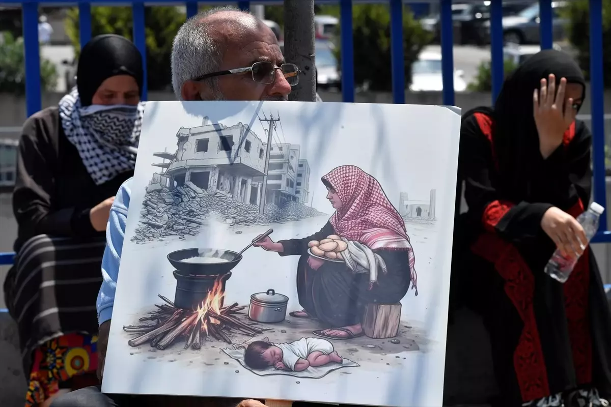 Beyrut\'ta Gazze için Gösteri Düzenlendi