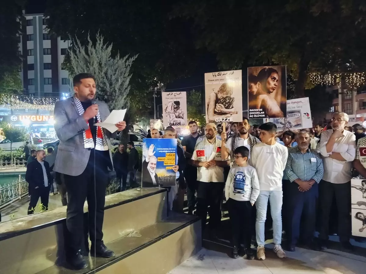 Malatya\'da Gazze İçin Protesto Yürüyüşü