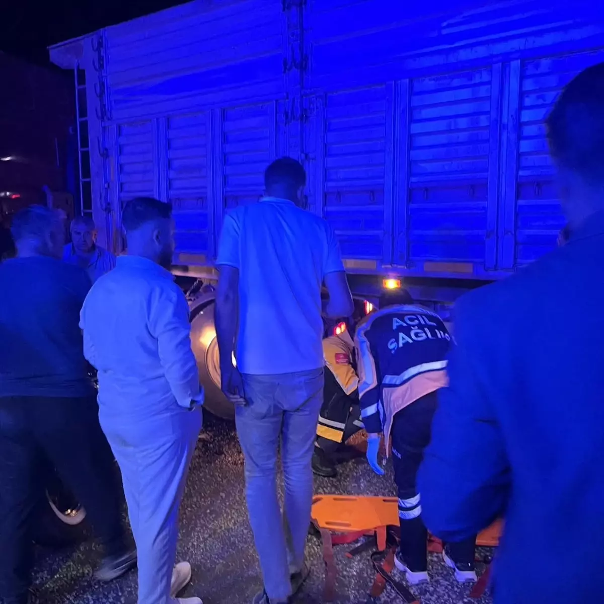 Tırla Motosiklet Çarpıştı: Sürücü Yaralı