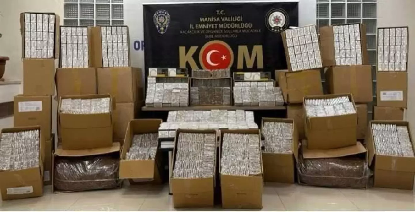 Manisa\'da Kaçak Tütün Operasyonu