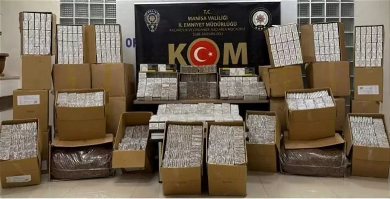 Salihli\'de Tütün Kaçakçılığına Operasyon