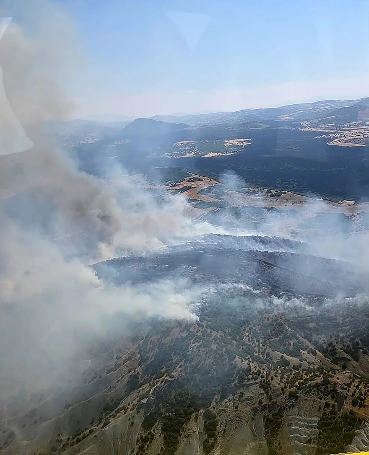 Kula\'da Orman Yangınına Müdahale