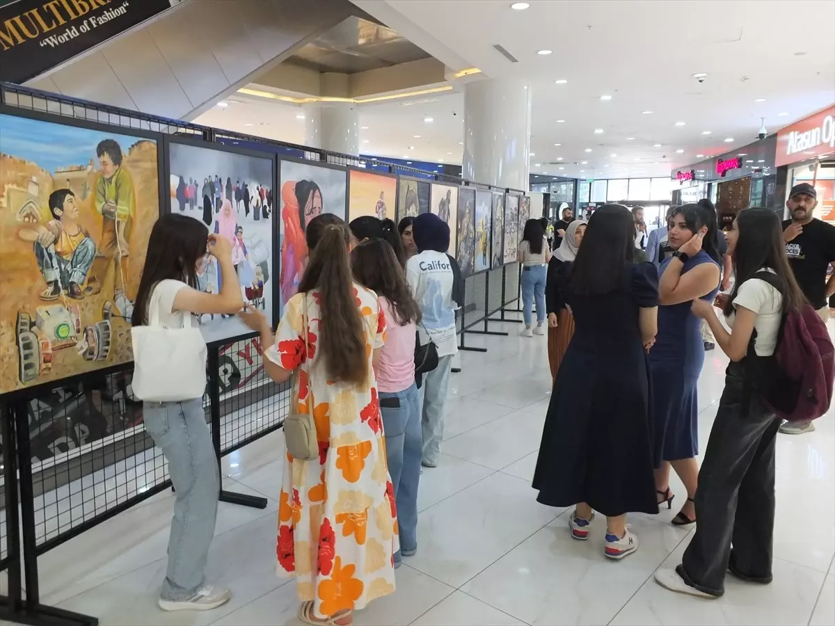 Mardin\'de \'Göçün Hafızası ve Gazze\' Sergisi Açıldı