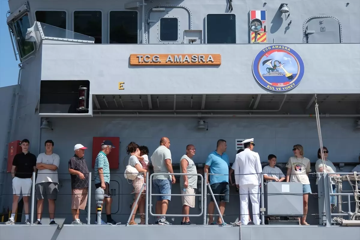 Kırklareli\'de TCG Amasra Ziyarete Açıldı