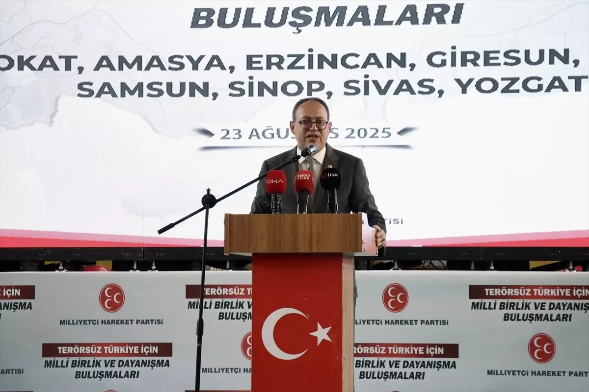 MHP Grup Başkanvekili Kılıç ile Genel Başkan Yardımcısı Topsakal Tokat\'ta konuştu Açıklaması