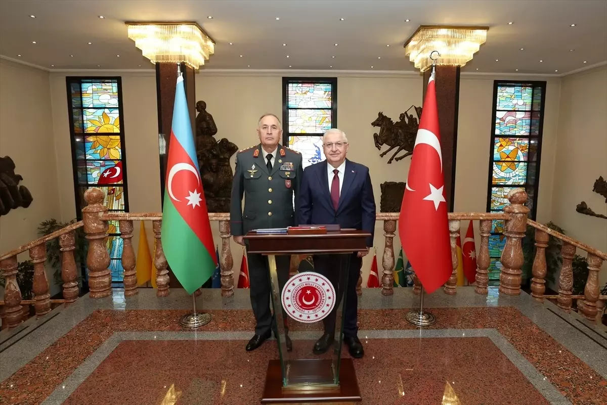 Güler, Azerbaycan Genelkurmay Başkanı\'nı Kabul Etti