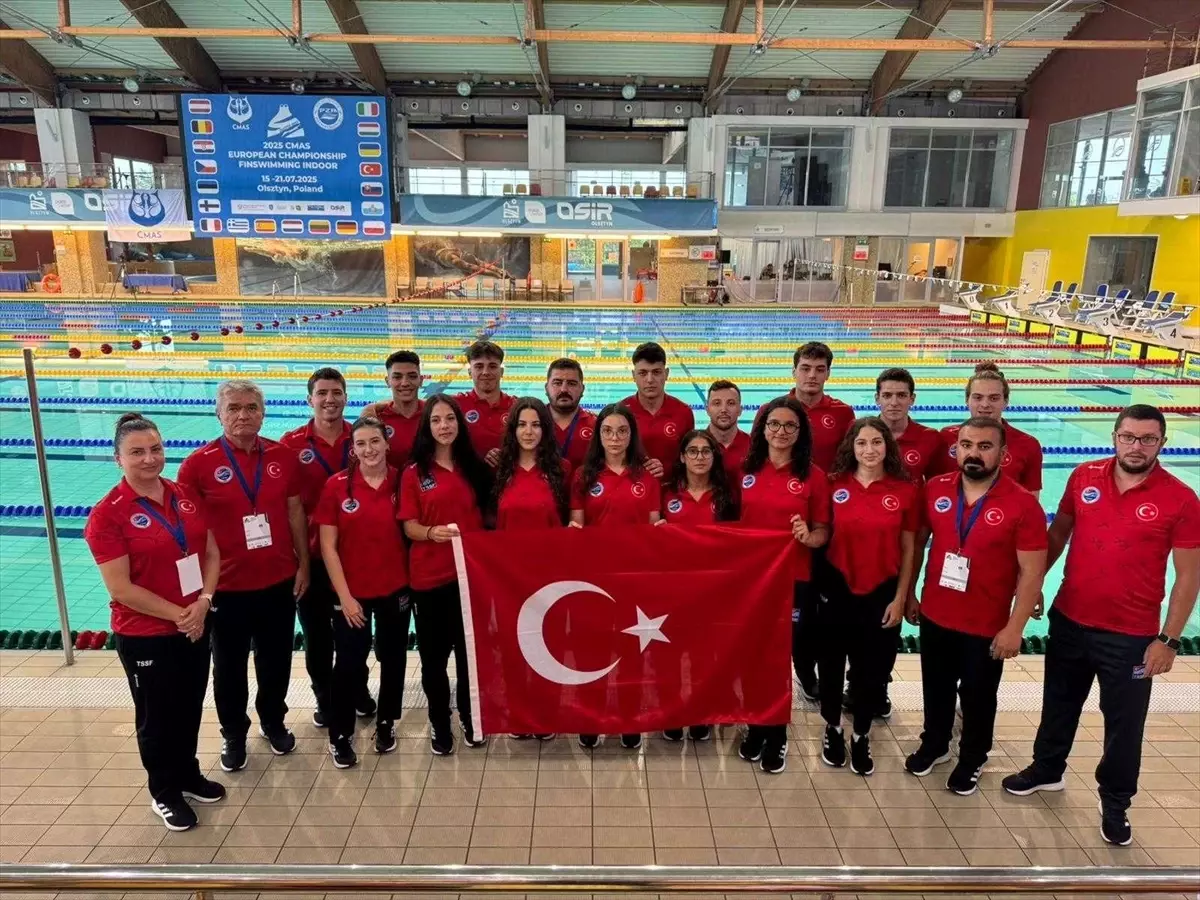 Paletli Yüzme Takımından Avrupa\'da Başarı