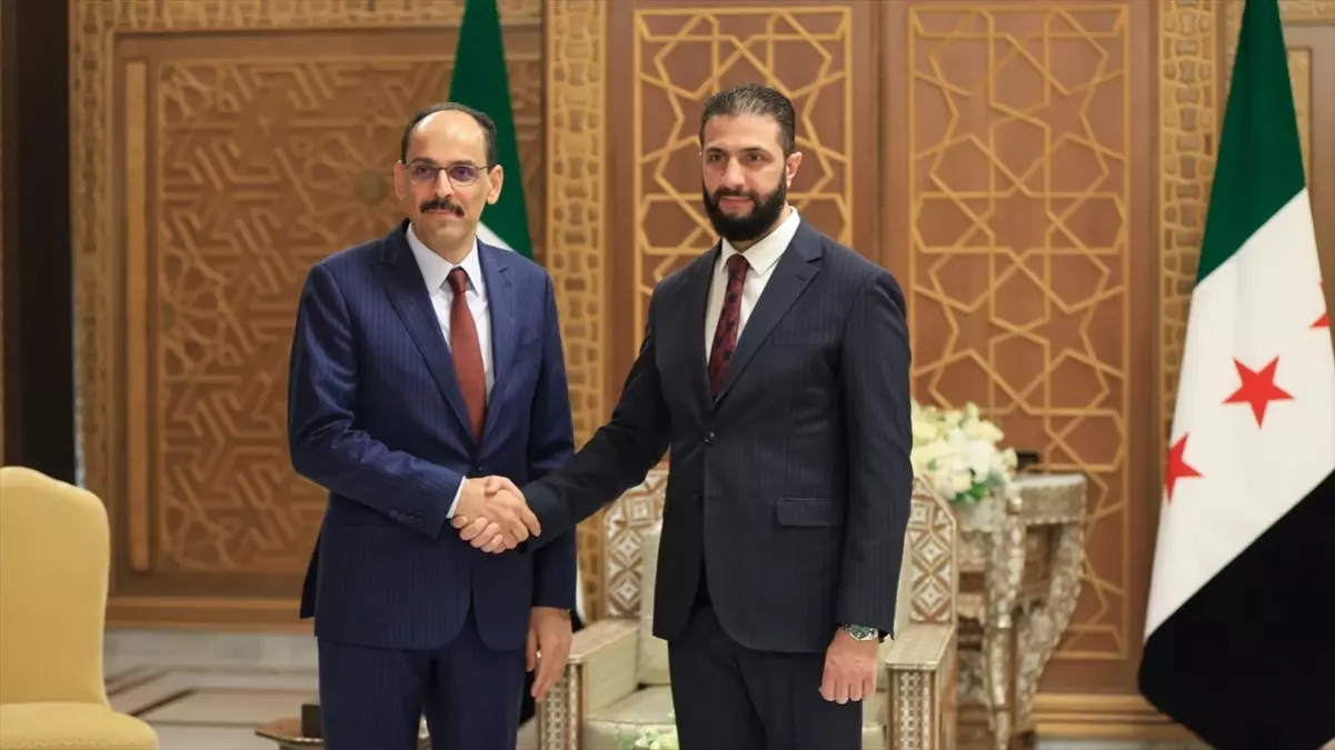 MİT Başkanı Kalın, Şam\'da Cumhurbaşkanı Şara ile Görüştü