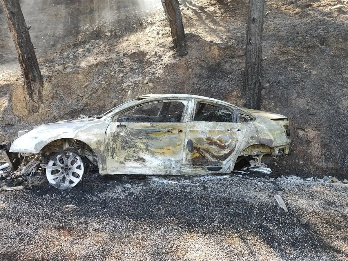 Dalaman\'da Otomobil Yangını Kontrol Altına Alındı