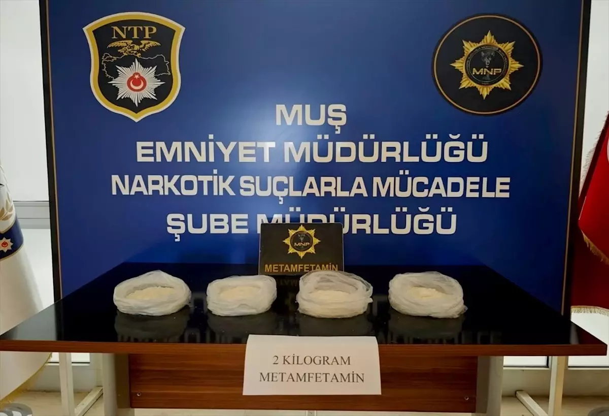 Muş\'ta Uyuşturucu Operasyonu: 2 Gözaltı