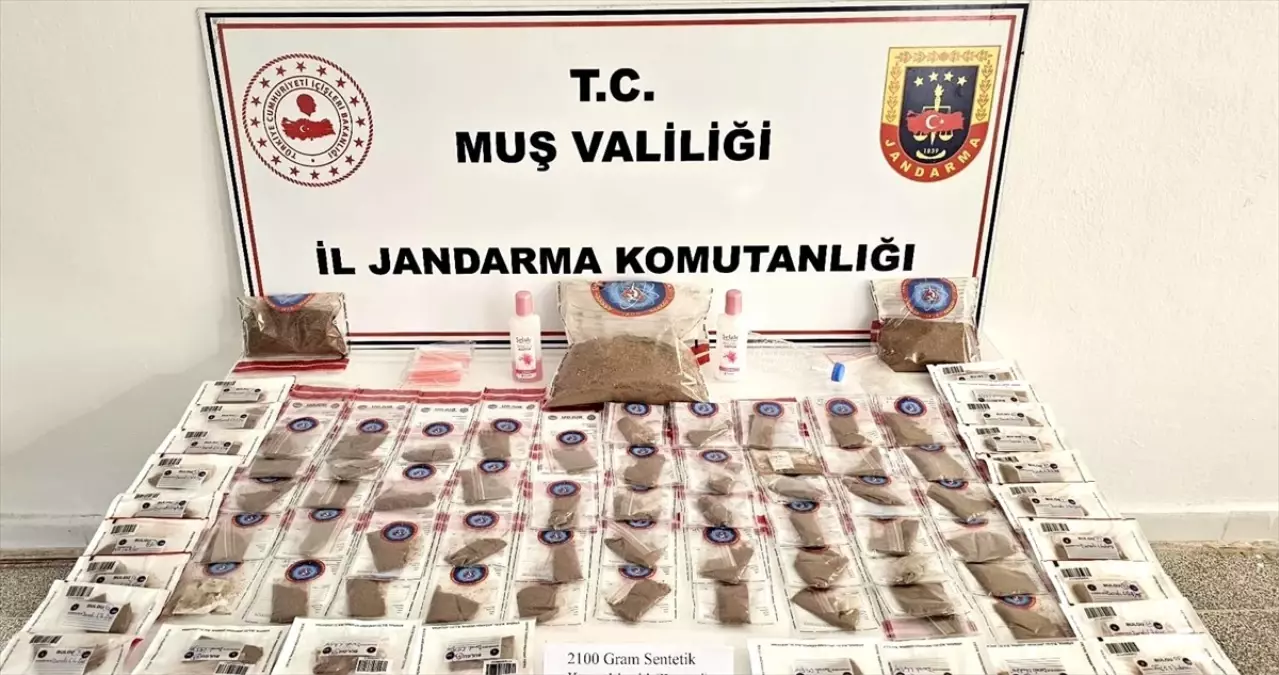 Muş\'ta Uyuşturucu Operasyonu: 2 Tutuklama