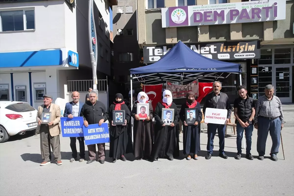 PKK Mağduru Aileler Eylemlerine Devam Ediyor