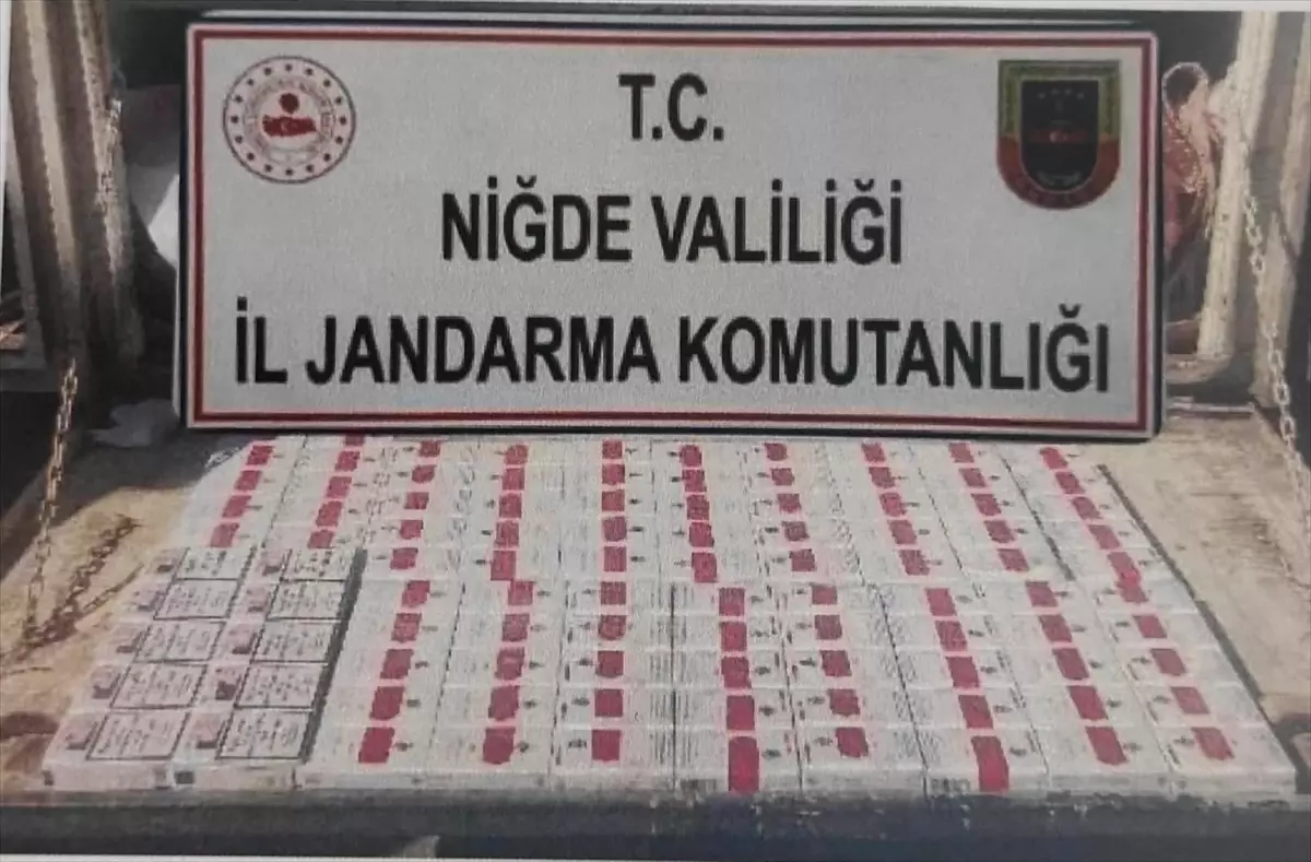 Niğde\'de Kaçakçılık Operasyonu