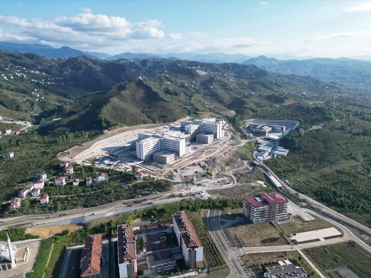Ordu Şehir Hastanesinin yapım çalışmaları devam ediyor
